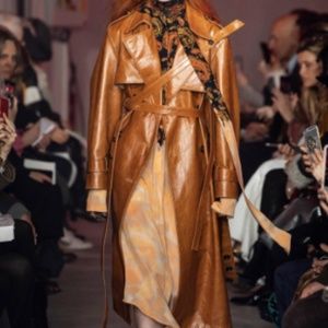 ROKH Leather Trench Coat (new with tags) size 4